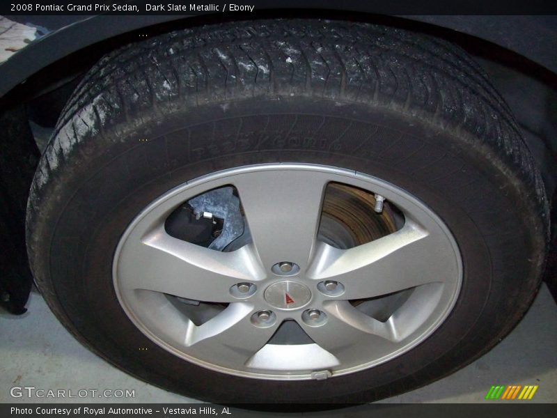 Dark Slate Metallic / Ebony 2008 Pontiac Grand Prix Sedan