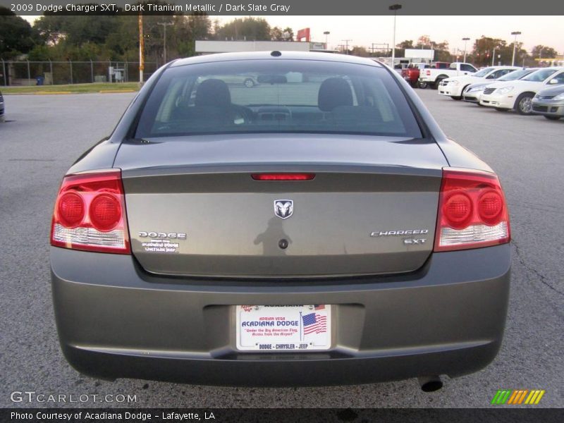 Dark Titanium Metallic / Dark Slate Gray 2009 Dodge Charger SXT