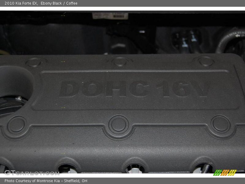 Ebony Black / Coffee 2010 Kia Forte EX