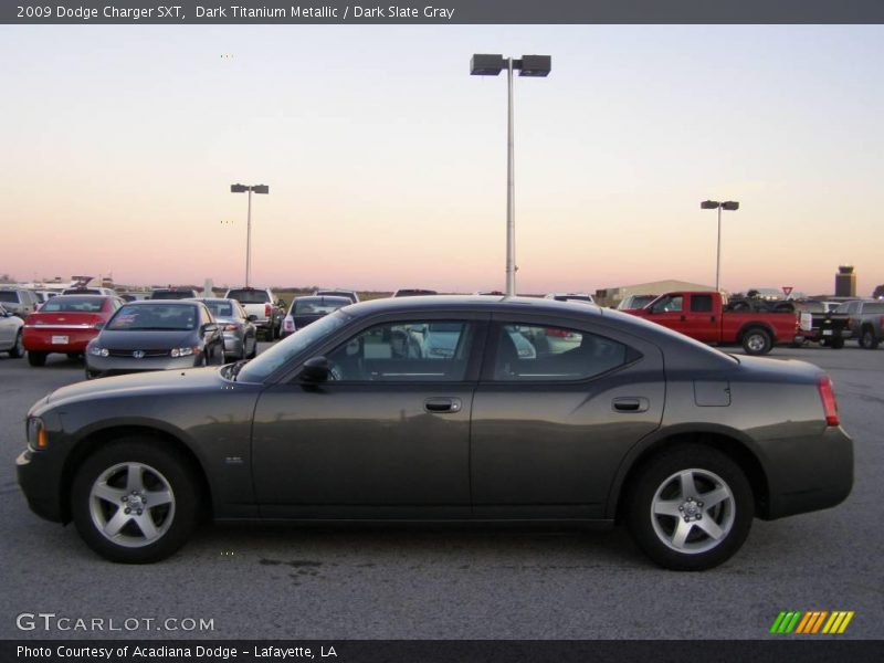 Dark Titanium Metallic / Dark Slate Gray 2009 Dodge Charger SXT
