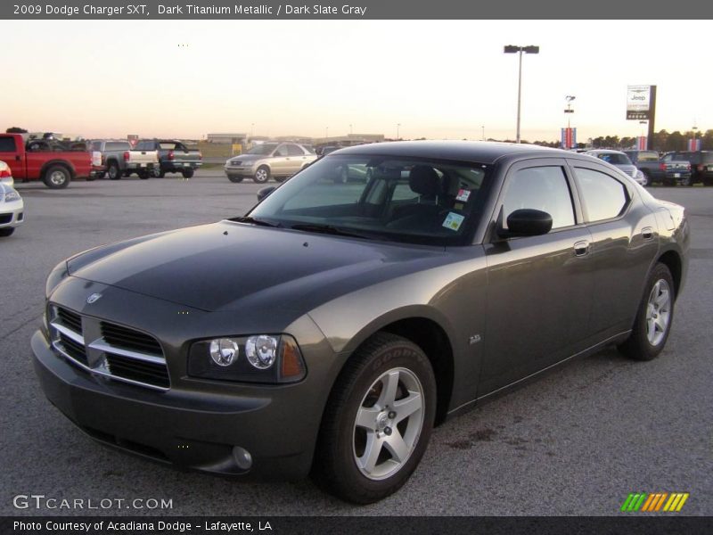 Dark Titanium Metallic / Dark Slate Gray 2009 Dodge Charger SXT