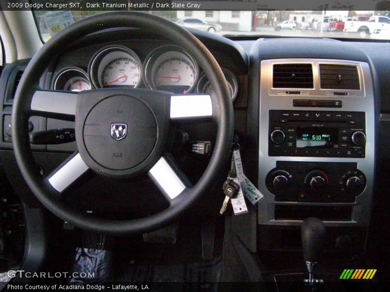 Dark Titanium Metallic / Dark Slate Gray 2009 Dodge Charger SXT
