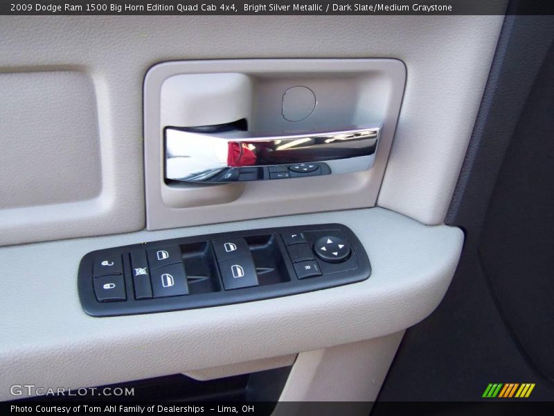 Bright Silver Metallic / Dark Slate/Medium Graystone 2009 Dodge Ram 1500 Big Horn Edition Quad Cab 4x4