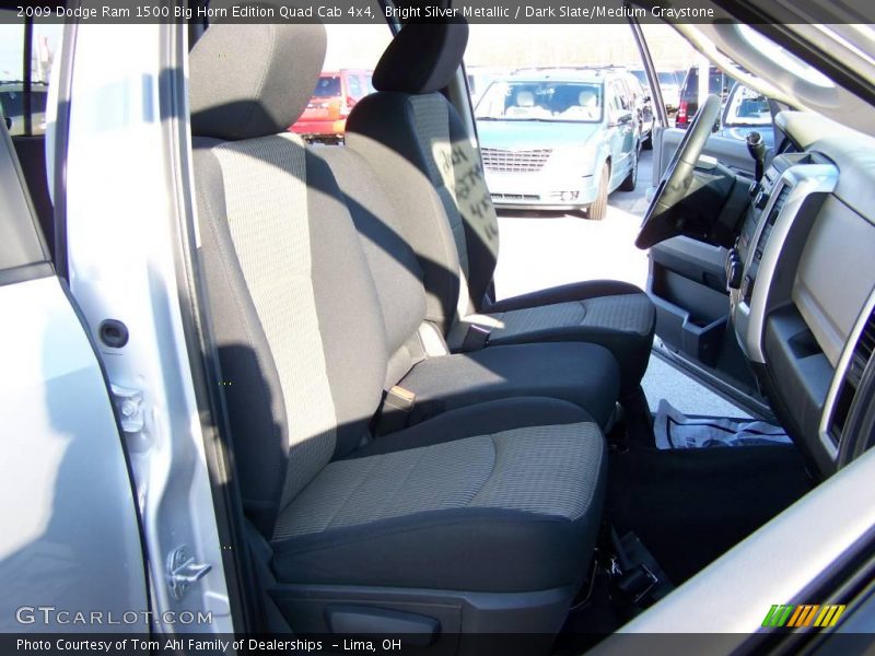 Bright Silver Metallic / Dark Slate/Medium Graystone 2009 Dodge Ram 1500 Big Horn Edition Quad Cab 4x4