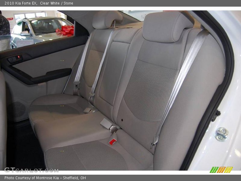 Clear White / Stone 2010 Kia Forte EX