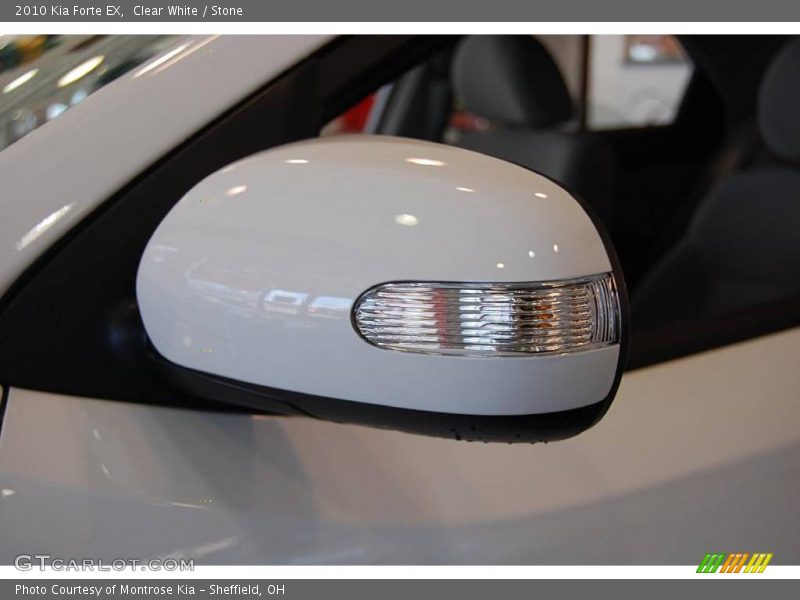 Clear White / Stone 2010 Kia Forte EX
