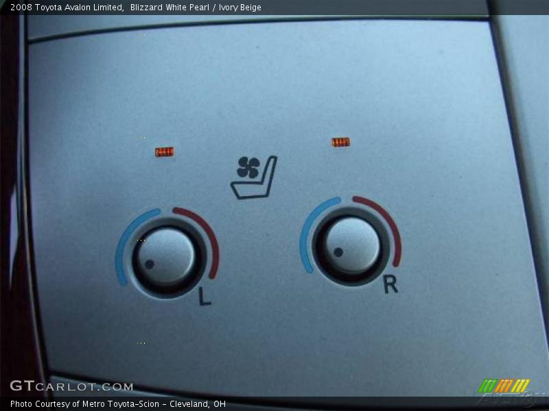 Blizzard White Pearl / Ivory Beige 2008 Toyota Avalon Limited
