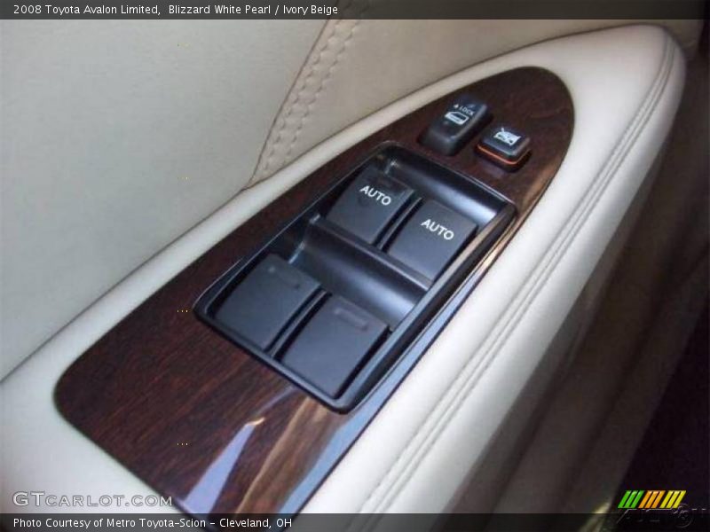 Blizzard White Pearl / Ivory Beige 2008 Toyota Avalon Limited
