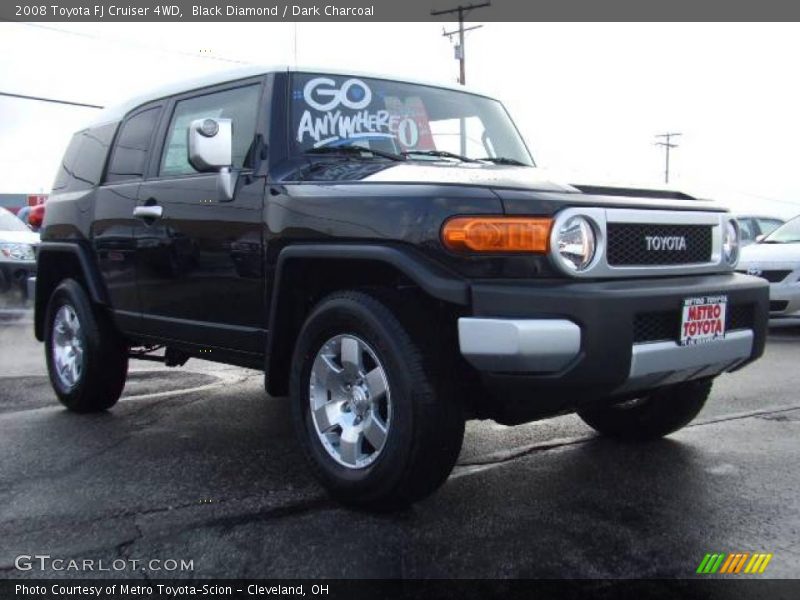 Black Diamond / Dark Charcoal 2008 Toyota FJ Cruiser 4WD