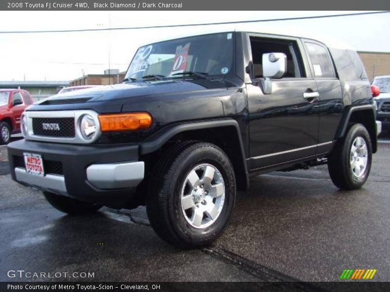 Black Diamond / Dark Charcoal 2008 Toyota FJ Cruiser 4WD