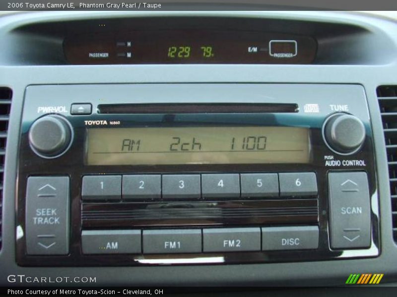 Phantom Gray Pearl / Taupe 2006 Toyota Camry LE