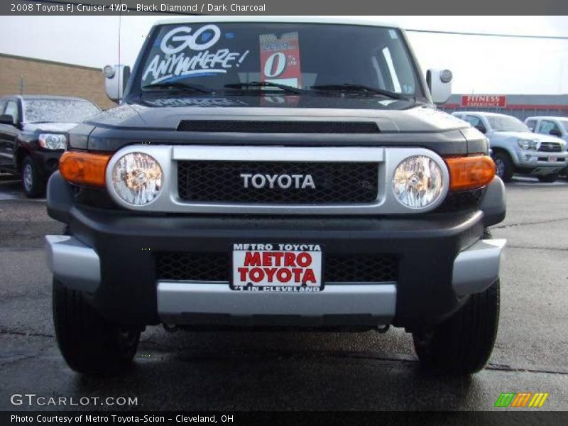 Black Diamond / Dark Charcoal 2008 Toyota FJ Cruiser 4WD