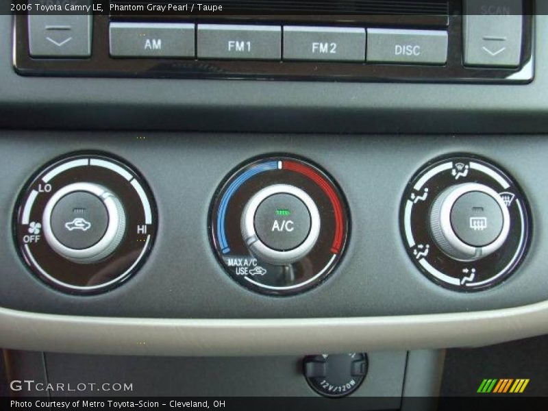 Phantom Gray Pearl / Taupe 2006 Toyota Camry LE