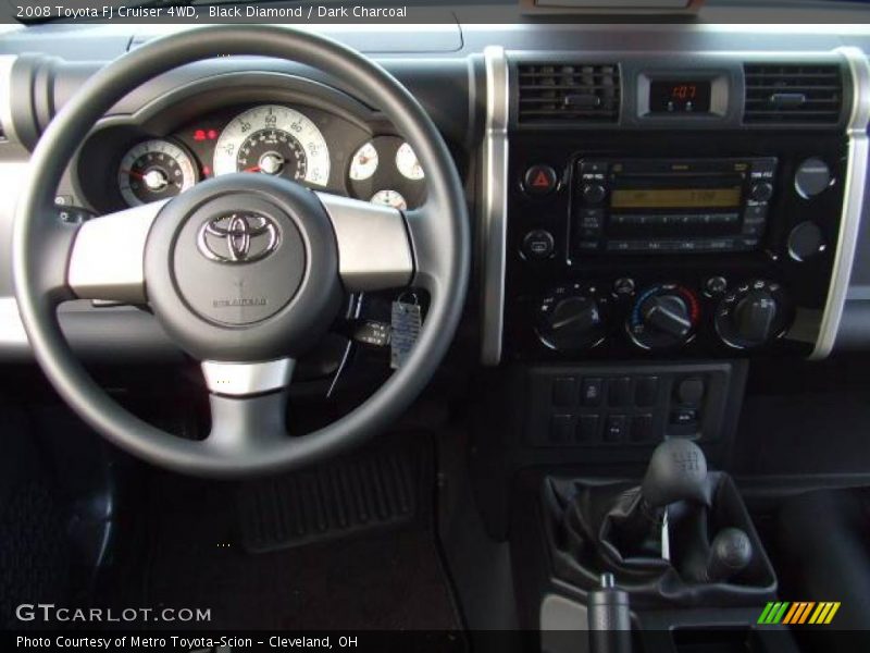 Black Diamond / Dark Charcoal 2008 Toyota FJ Cruiser 4WD