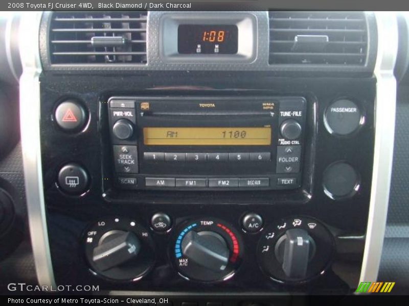 Black Diamond / Dark Charcoal 2008 Toyota FJ Cruiser 4WD