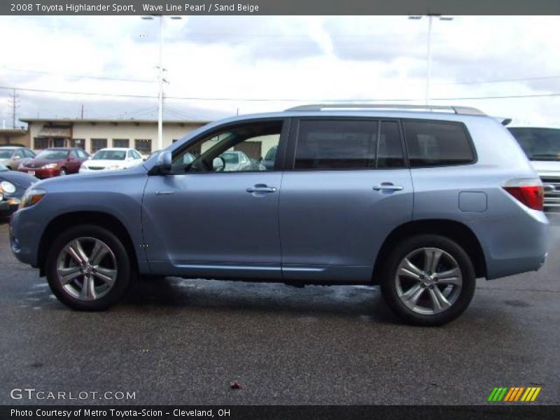 Wave Line Pearl / Sand Beige 2008 Toyota Highlander Sport