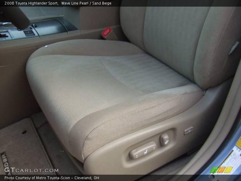 Wave Line Pearl / Sand Beige 2008 Toyota Highlander Sport