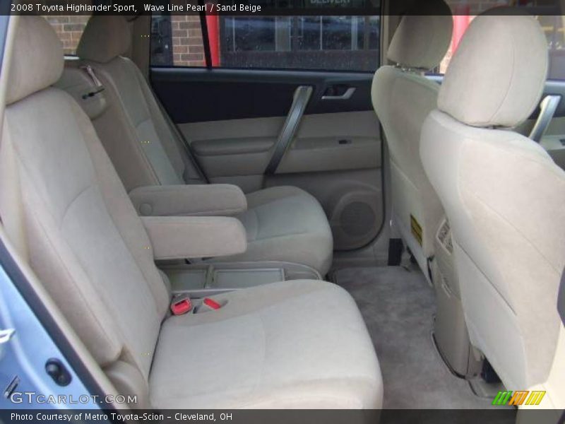 Wave Line Pearl / Sand Beige 2008 Toyota Highlander Sport