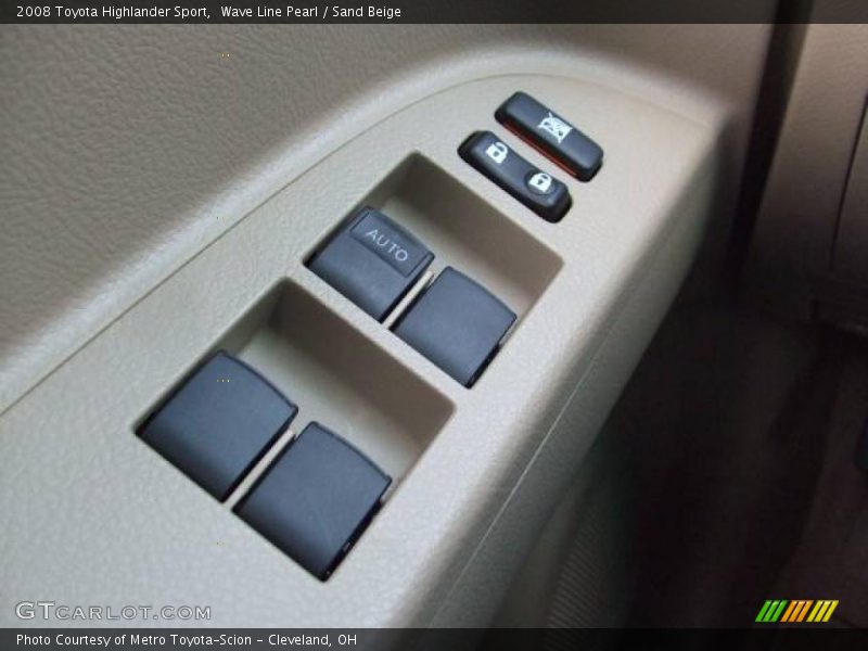 Wave Line Pearl / Sand Beige 2008 Toyota Highlander Sport
