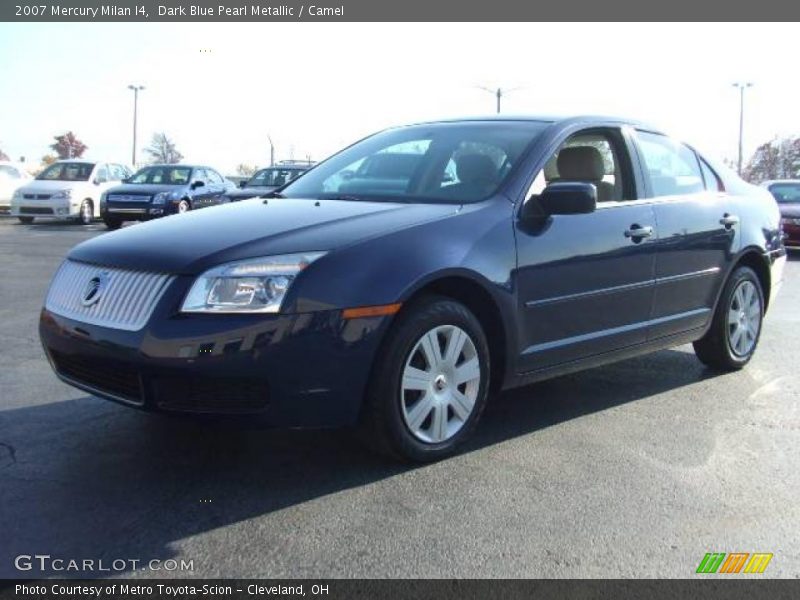 Dark Blue Pearl Metallic / Camel 2007 Mercury Milan I4