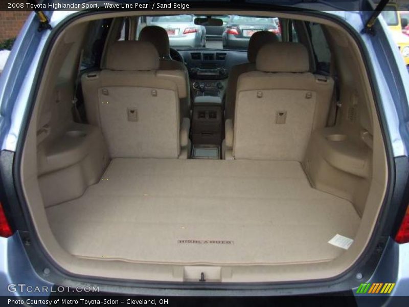 Wave Line Pearl / Sand Beige 2008 Toyota Highlander Sport