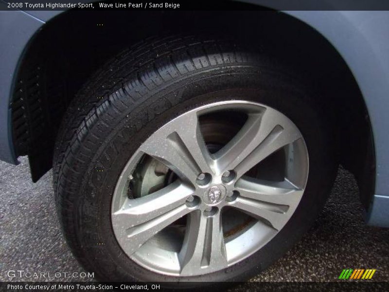 Wave Line Pearl / Sand Beige 2008 Toyota Highlander Sport