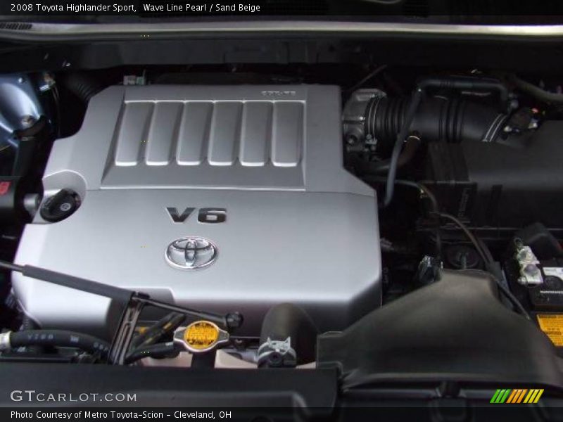 Wave Line Pearl / Sand Beige 2008 Toyota Highlander Sport