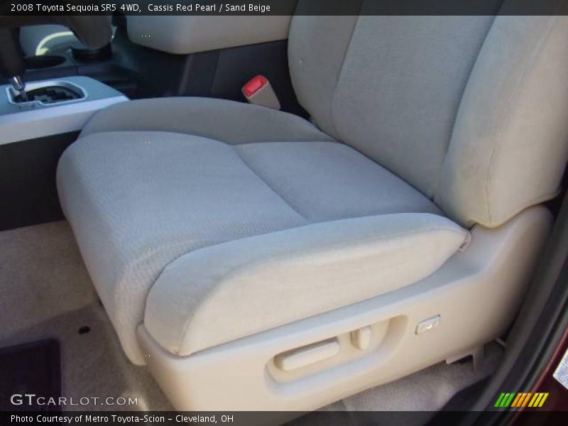 Cassis Red Pearl / Sand Beige 2008 Toyota Sequoia SR5 4WD