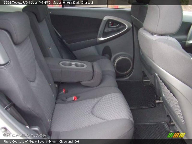 Super White / Dark Charcoal 2008 Toyota RAV4 Sport V6 4WD