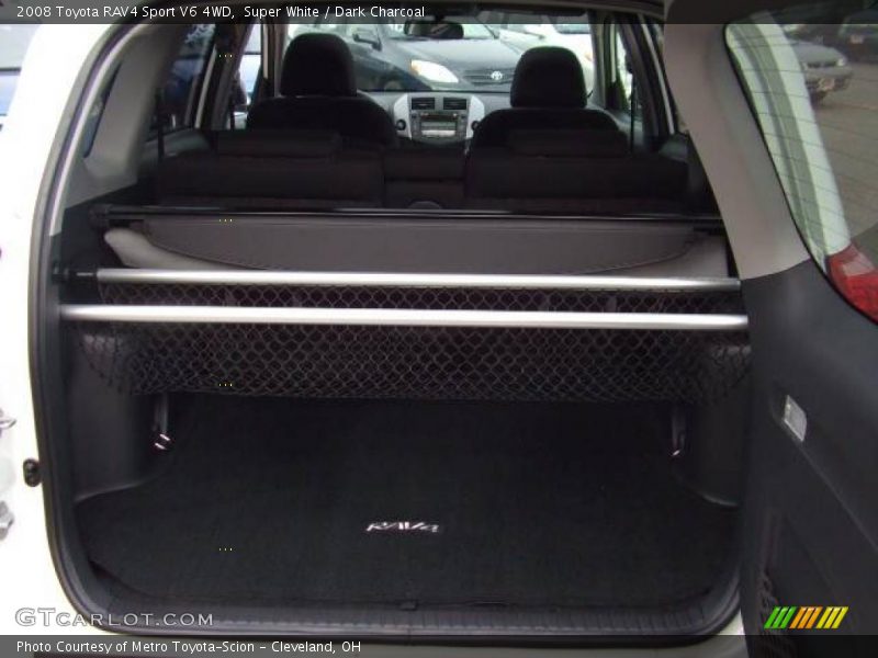 Super White / Dark Charcoal 2008 Toyota RAV4 Sport V6 4WD