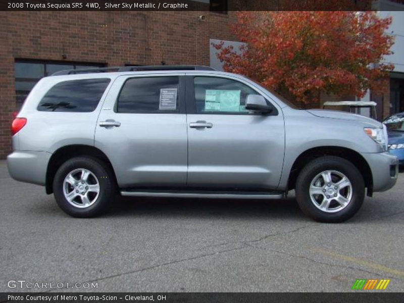 Silver Sky Metallic / Graphite 2008 Toyota Sequoia SR5 4WD