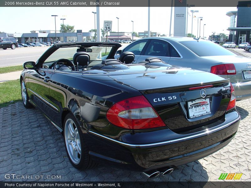 Black / Charcoal 2006 Mercedes-Benz CLK 55 AMG Cabriolet