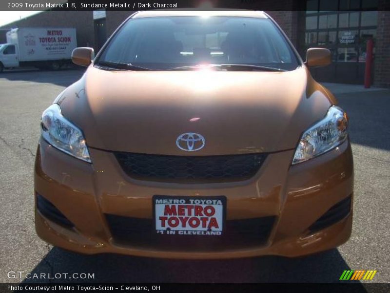 Sundance Metallic / Dark Charcoal 2009 Toyota Matrix 1.8