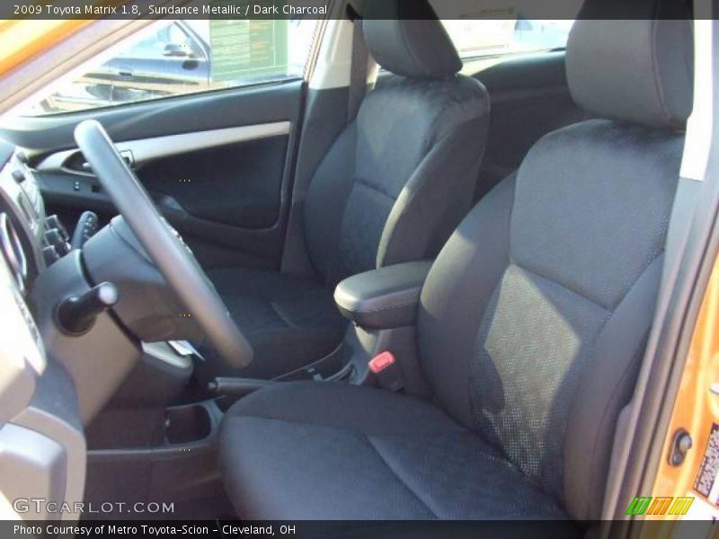 Sundance Metallic / Dark Charcoal 2009 Toyota Matrix 1.8