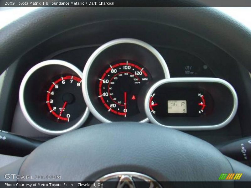 Sundance Metallic / Dark Charcoal 2009 Toyota Matrix 1.8