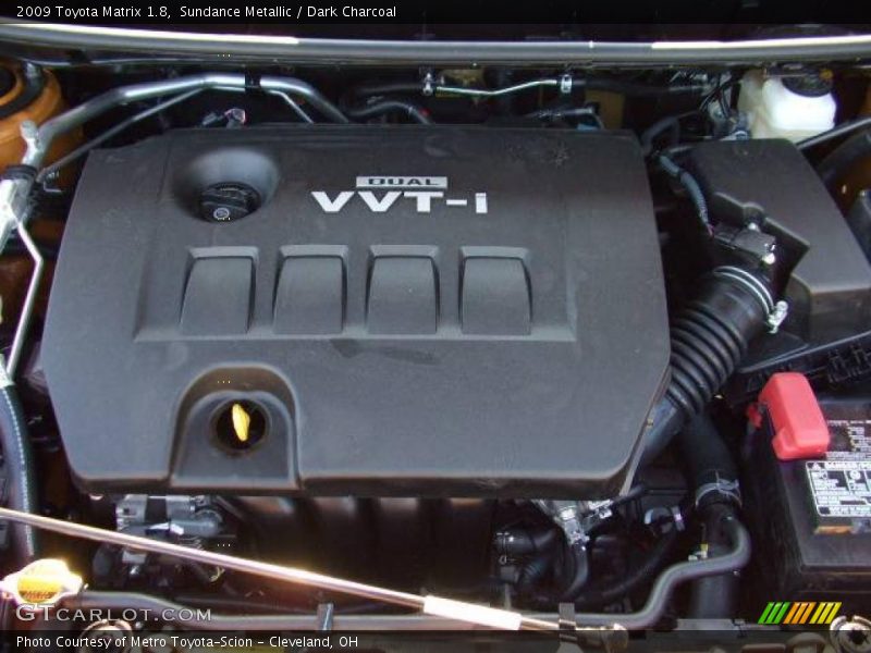 Sundance Metallic / Dark Charcoal 2009 Toyota Matrix 1.8