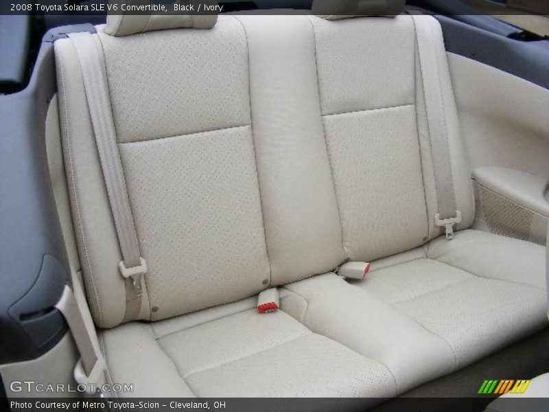 Black / Ivory 2008 Toyota Solara SLE V6 Convertible