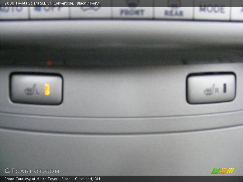Black / Ivory 2008 Toyota Solara SLE V6 Convertible