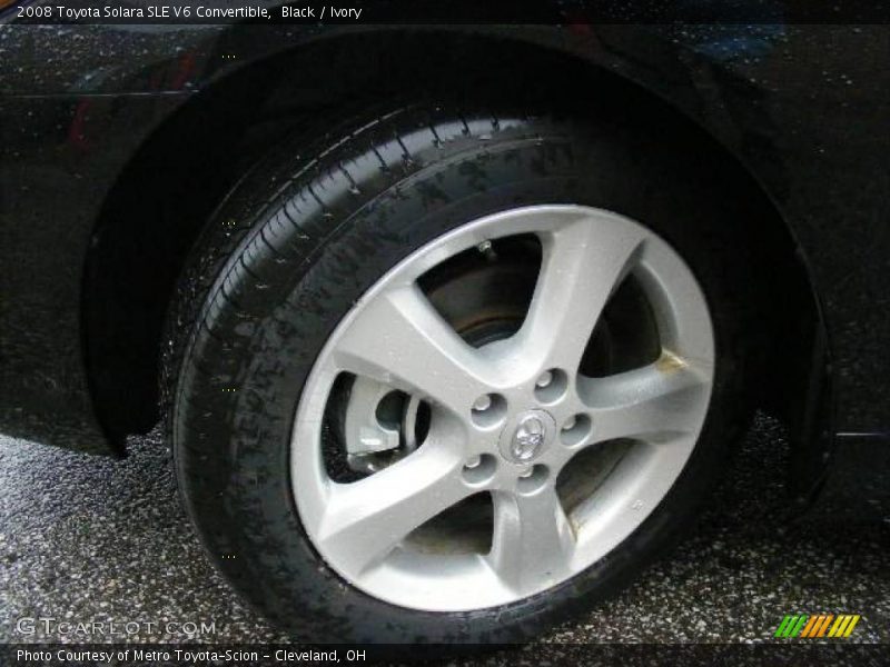 Black / Ivory 2008 Toyota Solara SLE V6 Convertible