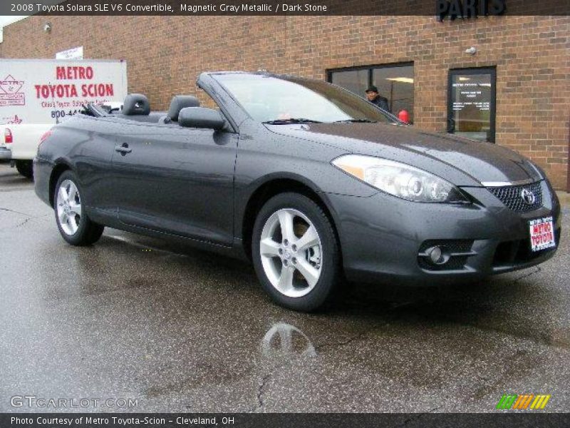 Magnetic Gray Metallic / Dark Stone 2008 Toyota Solara SLE V6 Convertible