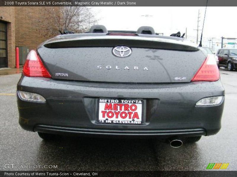 Magnetic Gray Metallic / Dark Stone 2008 Toyota Solara SLE V6 Convertible