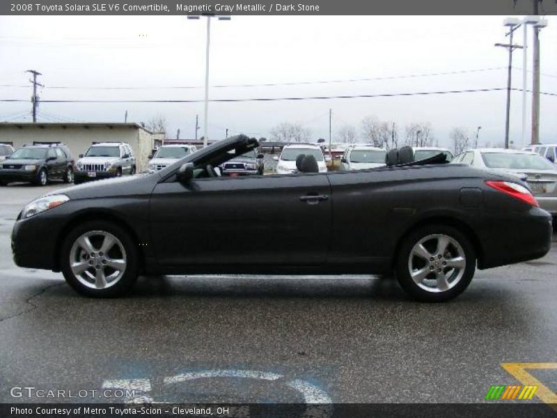 Magnetic Gray Metallic / Dark Stone 2008 Toyota Solara SLE V6 Convertible