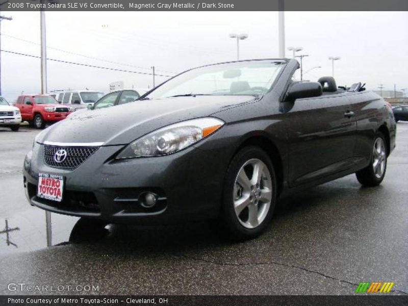 Magnetic Gray Metallic / Dark Stone 2008 Toyota Solara SLE V6 Convertible