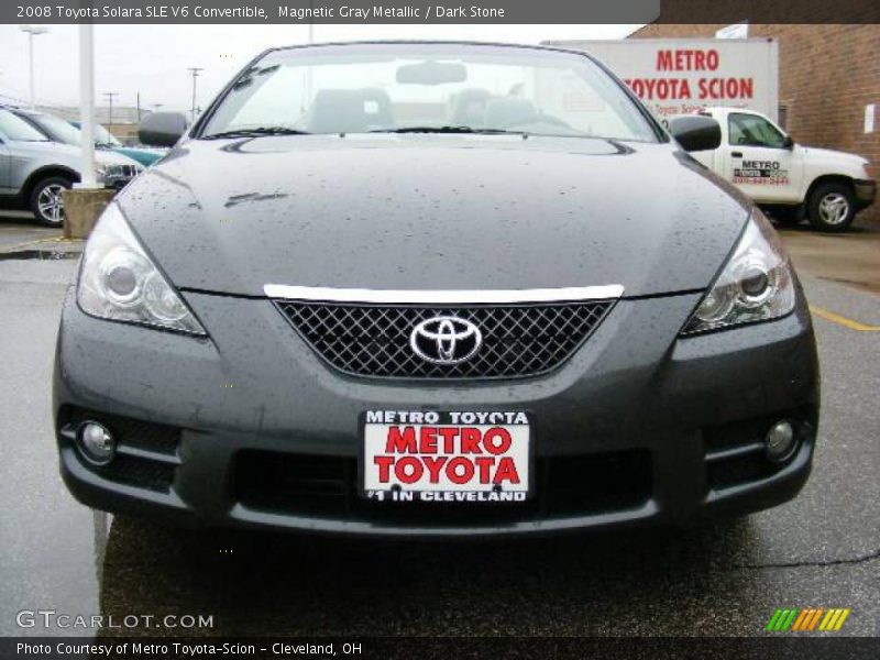 Magnetic Gray Metallic / Dark Stone 2008 Toyota Solara SLE V6 Convertible