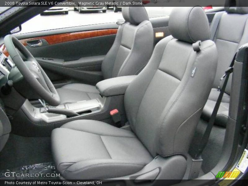 Magnetic Gray Metallic / Dark Stone 2008 Toyota Solara SLE V6 Convertible