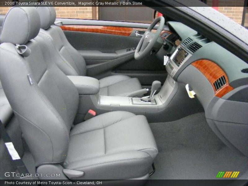 Magnetic Gray Metallic / Dark Stone 2008 Toyota Solara SLE V6 Convertible