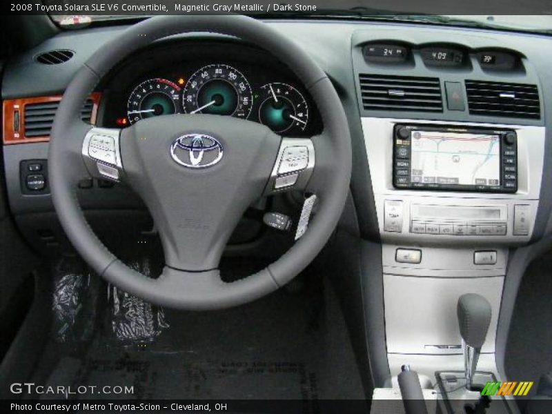 Magnetic Gray Metallic / Dark Stone 2008 Toyota Solara SLE V6 Convertible