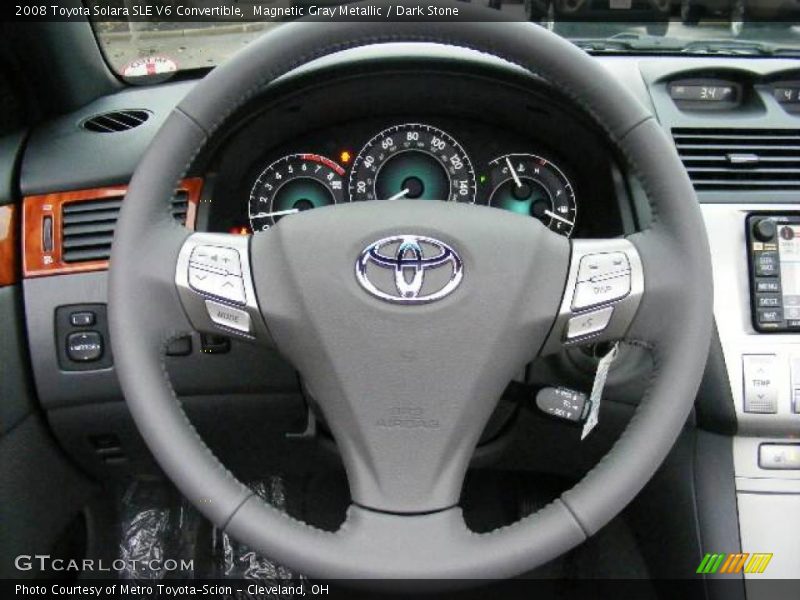Magnetic Gray Metallic / Dark Stone 2008 Toyota Solara SLE V6 Convertible