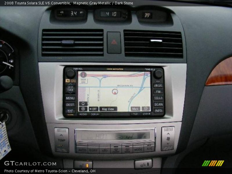 Magnetic Gray Metallic / Dark Stone 2008 Toyota Solara SLE V6 Convertible