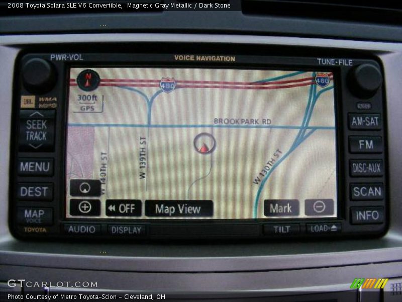 Magnetic Gray Metallic / Dark Stone 2008 Toyota Solara SLE V6 Convertible